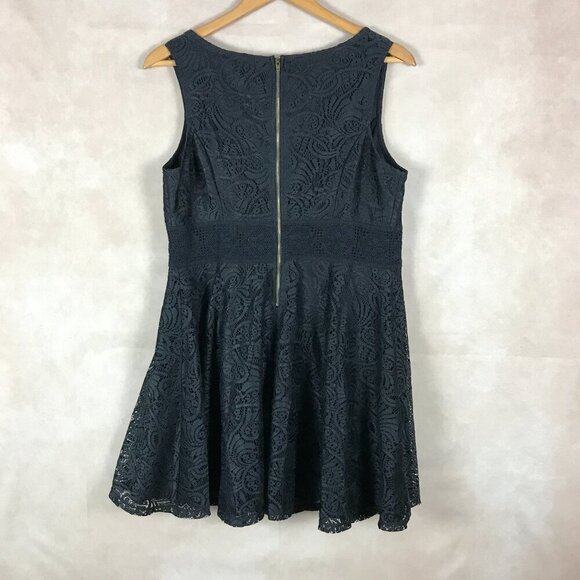 AMERICAN RAG Plus 0X Black Lace Fit & Flare Dress NWT - Picture 3 of 6